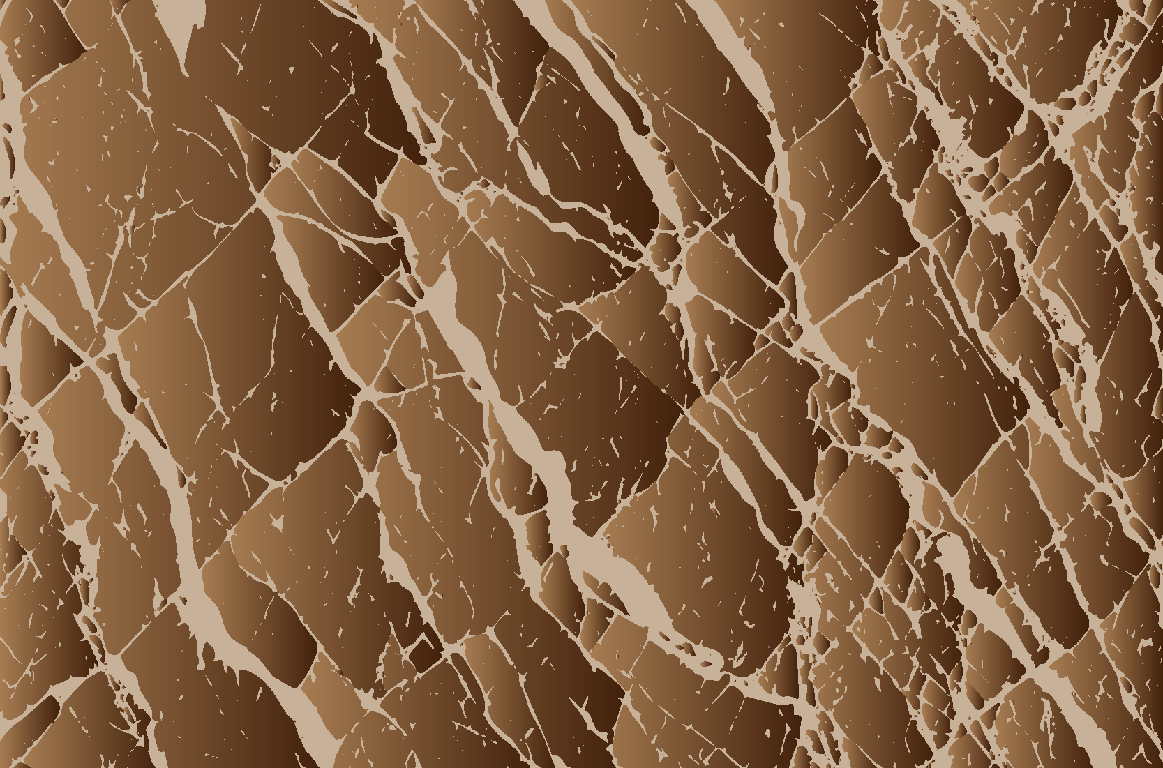 Brown marble effect dining room vinyl rug - TenStickers