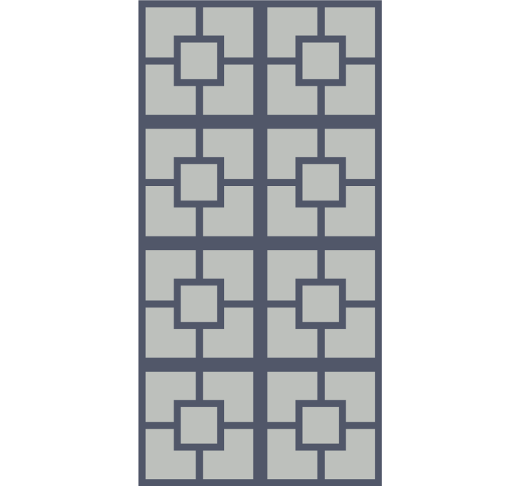 Square pattern layout office wallpaper - TenStickers