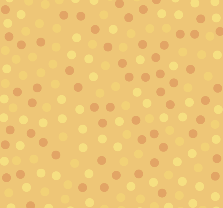 Sunny Dot Pattern polka dot wallpaper - TenStickers
