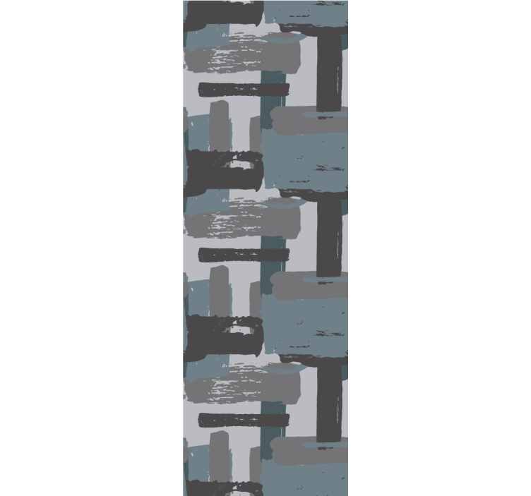 Grey paint strokes wallpaper abstract - TenStickers
