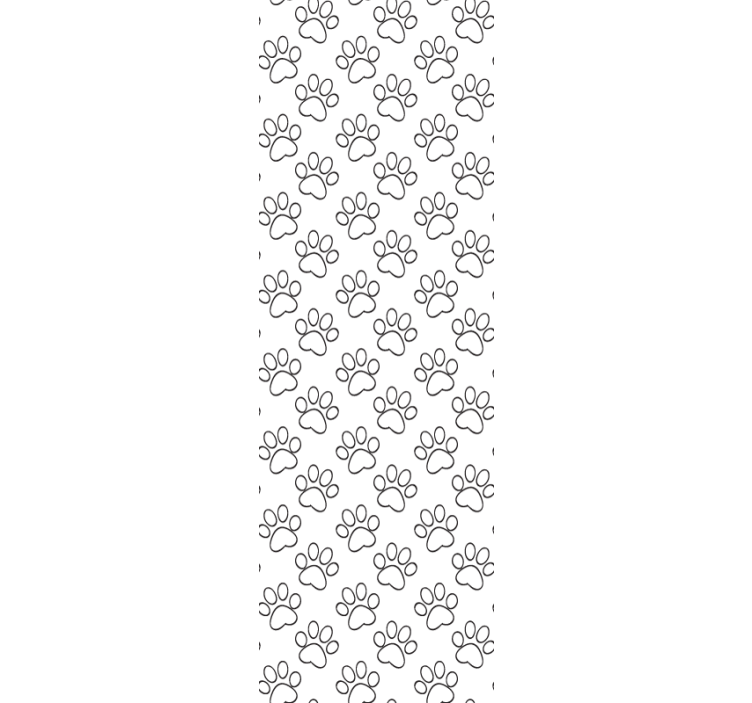 Paw Print Design cat wallpaper - TenStickers