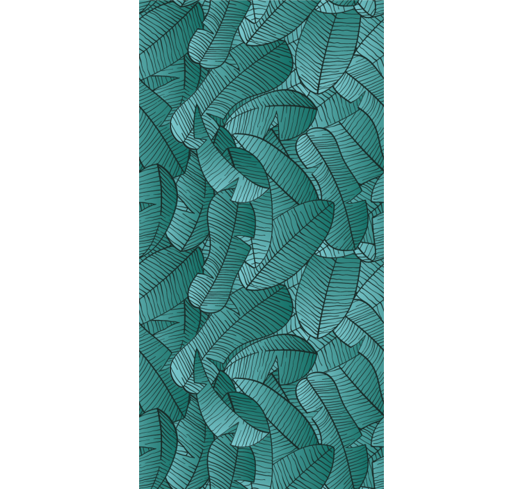 Tropical Foliage Display leaf wallpaper - TenStickers