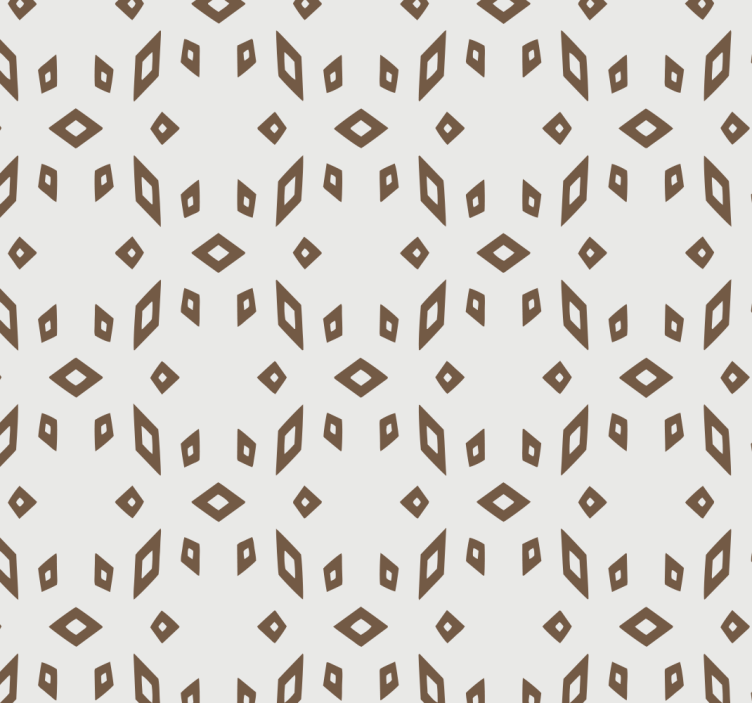 Stylish Diamond Pattern geometric wallpaper - TenStickers