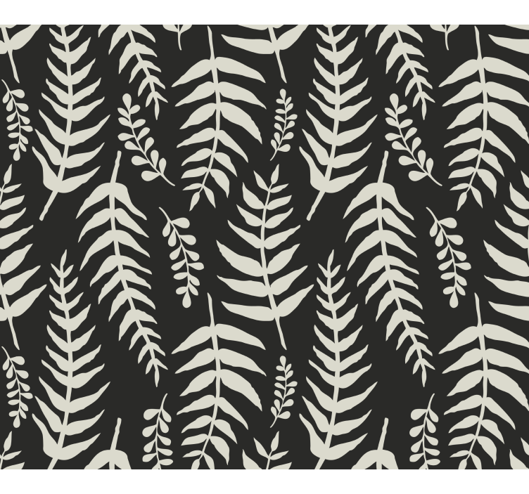 Foliage Pattern Design leaf wallpaper - TenStickers