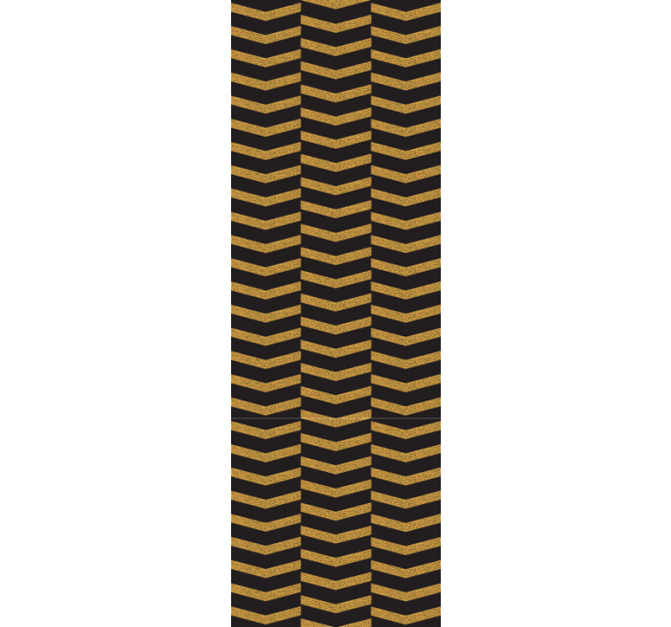 Chevron Stripe Design geometric wallpaper - TenStickers