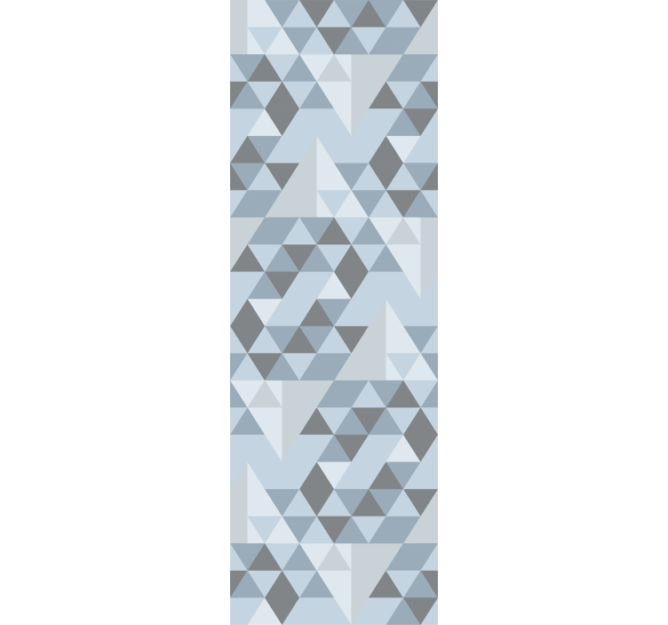Geometric gradient triangle wallpaper - TenStickers