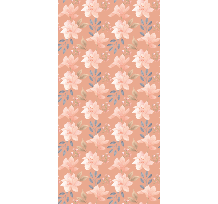 Blossom cascade flower wallpaper - TenStickers