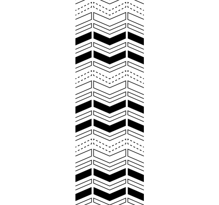 Chevron Lines Pattern geometric wallpaper - TenStickers