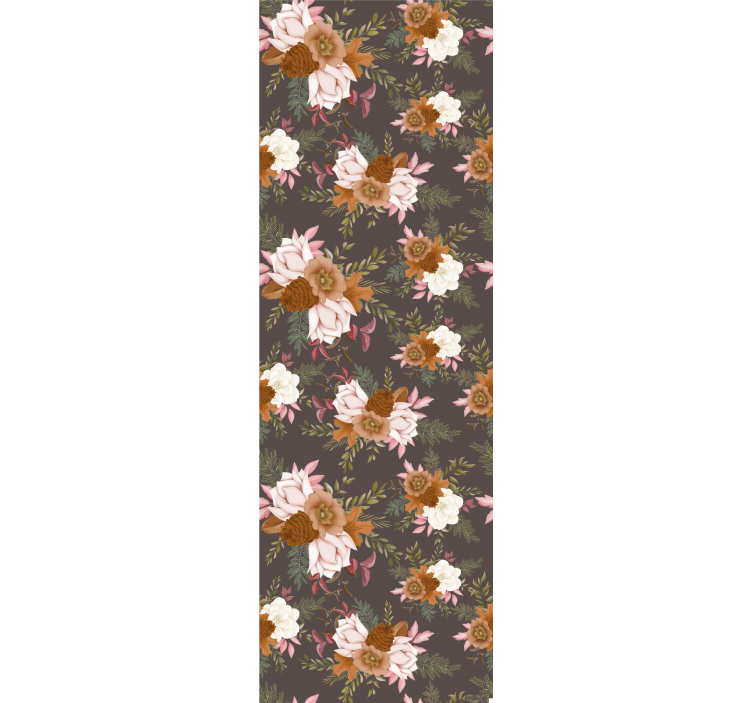 Floral bouquet design flower wallpaper - TenStickers