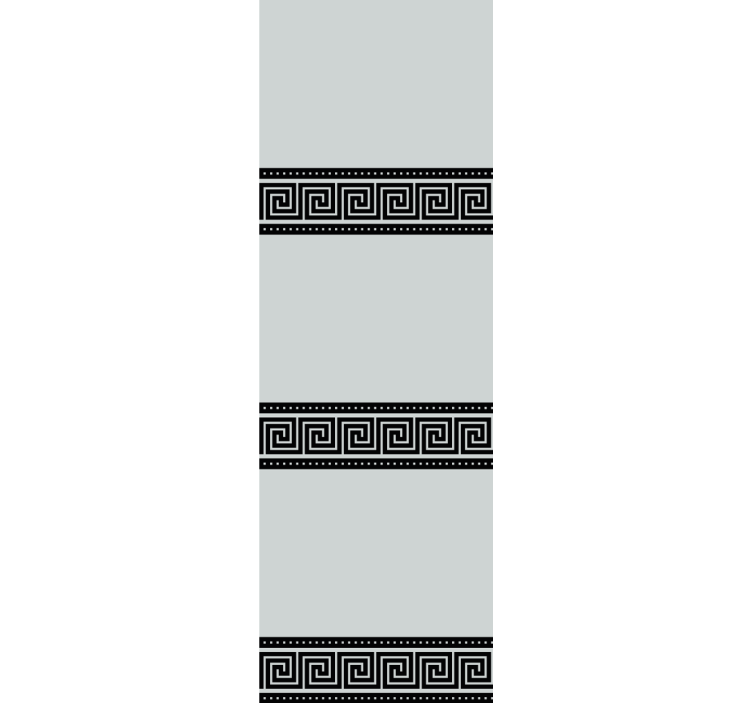 Classic Greek Motif ornamental wallpaper - TenStickers