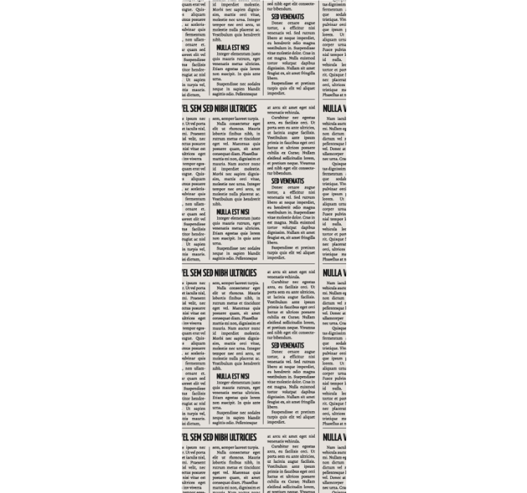 Vintage Newspaper Style personalized wallpaper - TenStickers