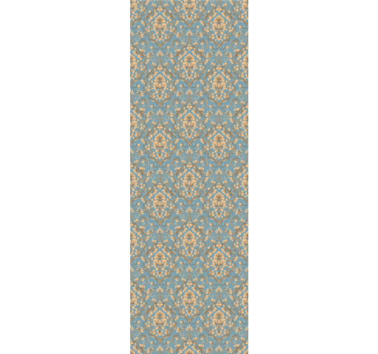 Ornate floral Damask vintage wallpaper - TenStickers
