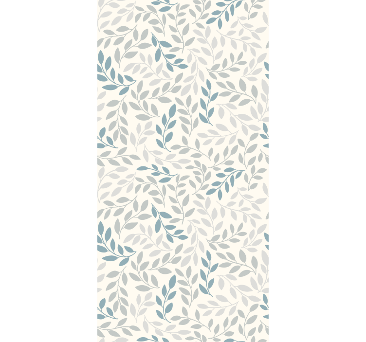 Leaf wallpaper elegant leaf arrangement - TenStickers