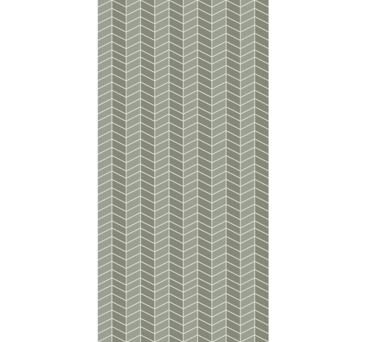 Beige chevron motif geometric wallpaper - TenStickers