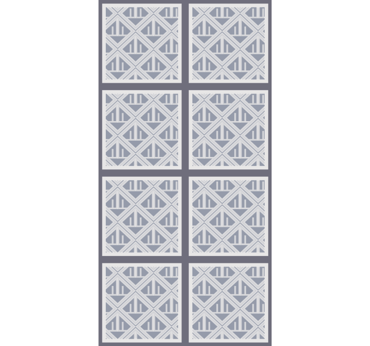 Geometric Block Layout textured wallpaper - TenStickers