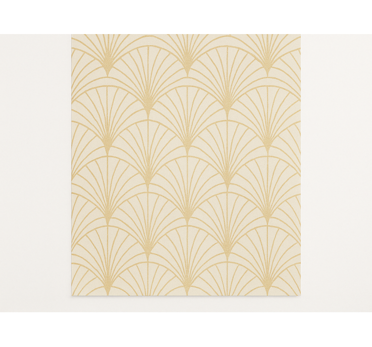 1920's fan Art Deco vintage wallpaper - TenStickers