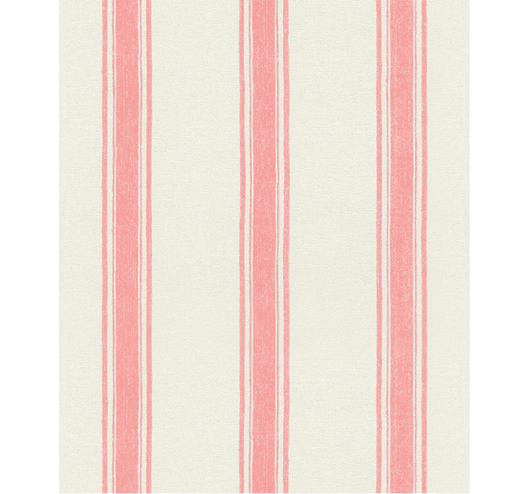 Shapes wallpaper vertical lines in pastel pink - TenStickers