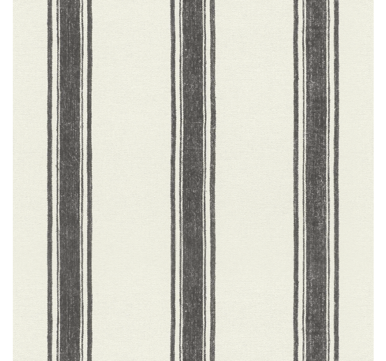 Shapes wallpaper black diplomatic stripes - TenStickers