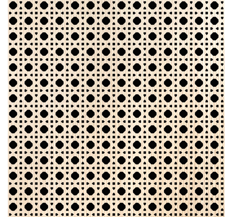 Living room wallpaper in light brown canage - TenStickers