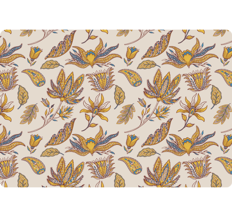 Flower wallpaper paisley flower collection - TenStickers