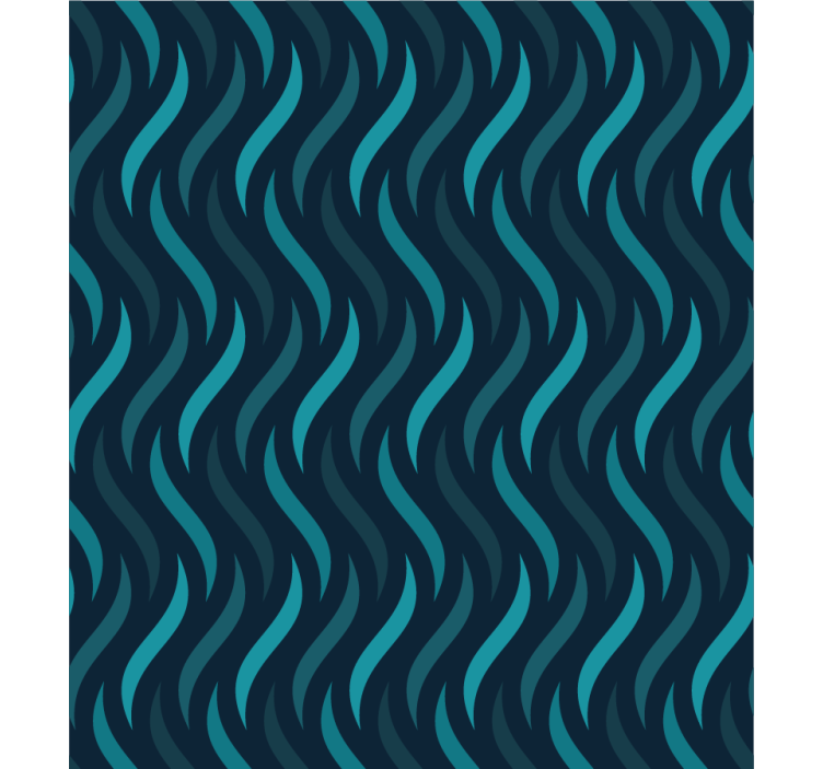 Living room wallpaper with wavy texture - TenStickers