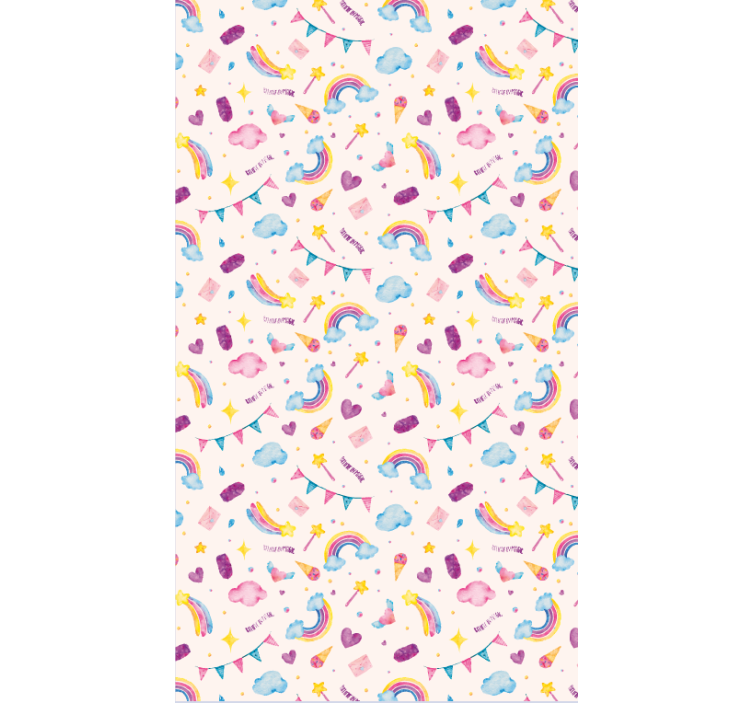 Animal wallpaper watercolor seamless pattern - TenStickers