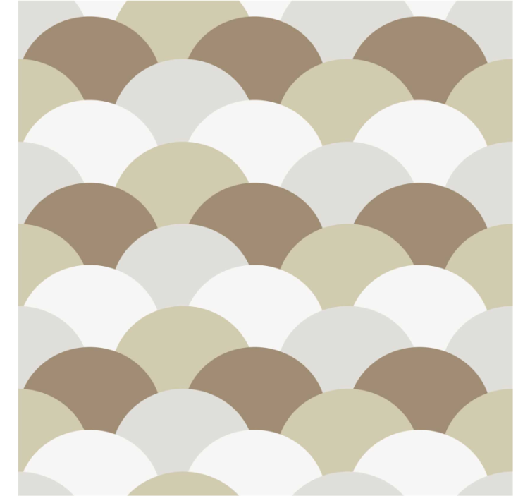 Brown scales bedroom wallpaper - TenStickers