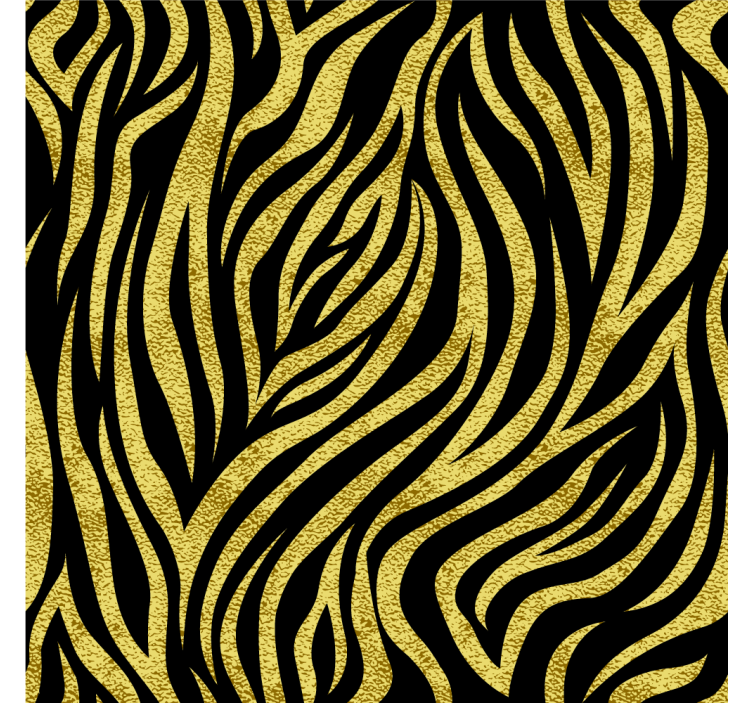 Bedroom wallpaper in a striking wave design - TenStickers