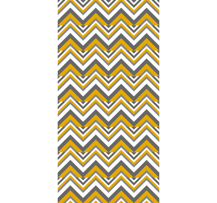 Bedroom wallpaper chevron pattern design - TenStickers
