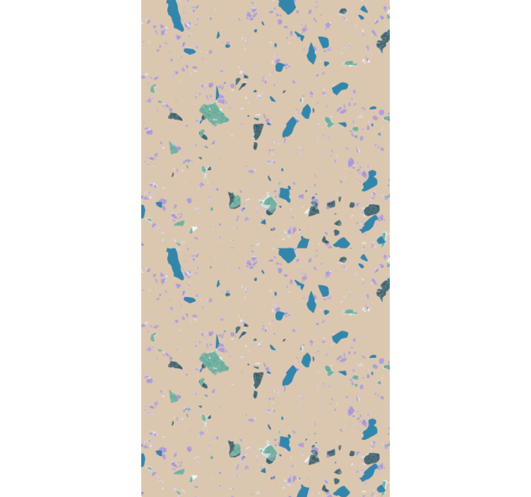 Abstract geometric bedroom wallpaper - TenStickers