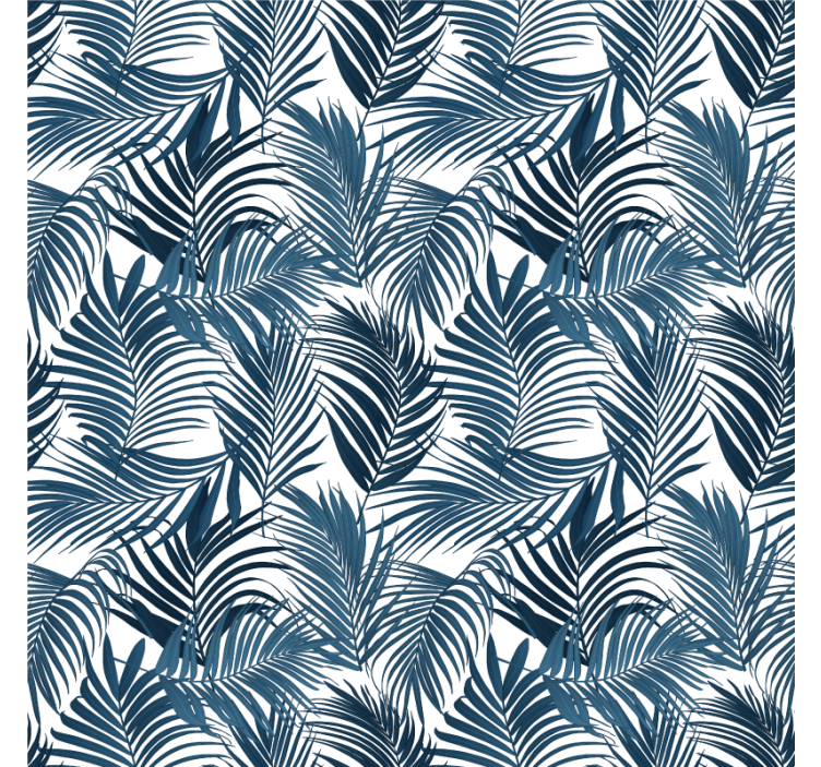 Tropical leaf components bedroom wallpaper - TenStickers