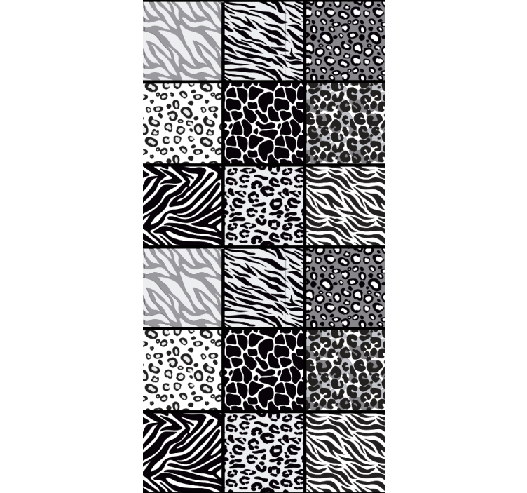Animal wallpaper different animal patterns - TenStickers
