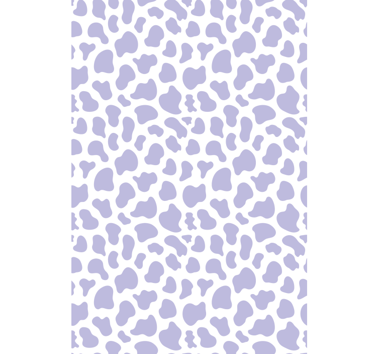 Animal wallpaper purple cow print - TenStickers