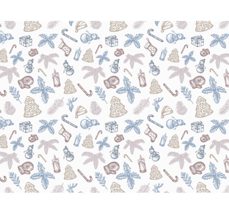 Christmas time holiday wallpaper - TenStickers