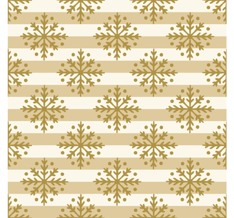 Christmas wallpaper snowflake stripes - TenStickers