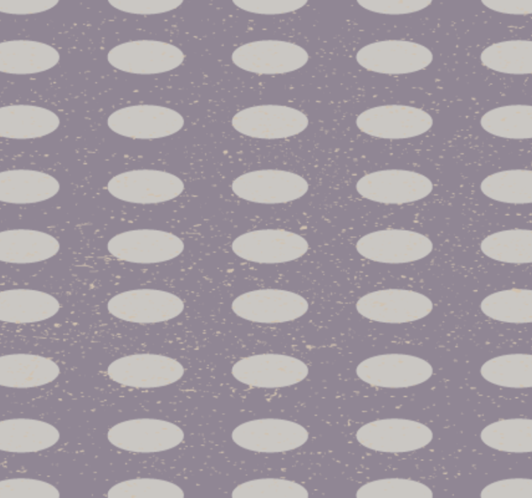 Hallway wallpaper with geometric gray and purple circles - TenStickers