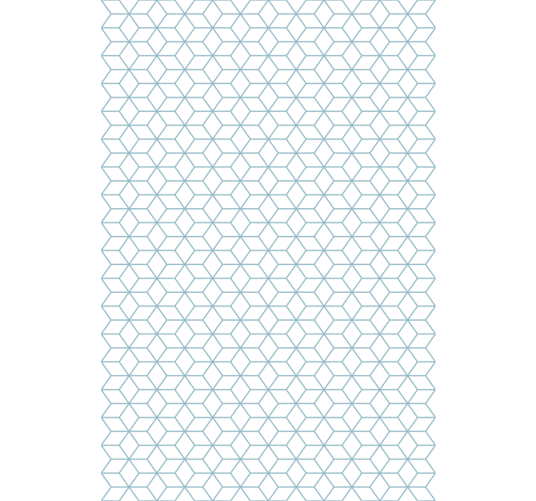 Scandinavian wallpaper white background with blue lines - TenStickers