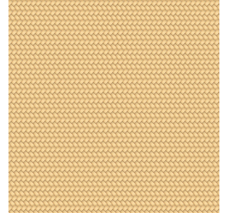 Living room wallpaper wicker weave design - TenStickers