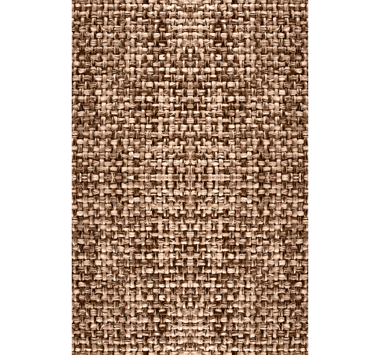 Living room wallpaper natural fiber weave - TenStickers