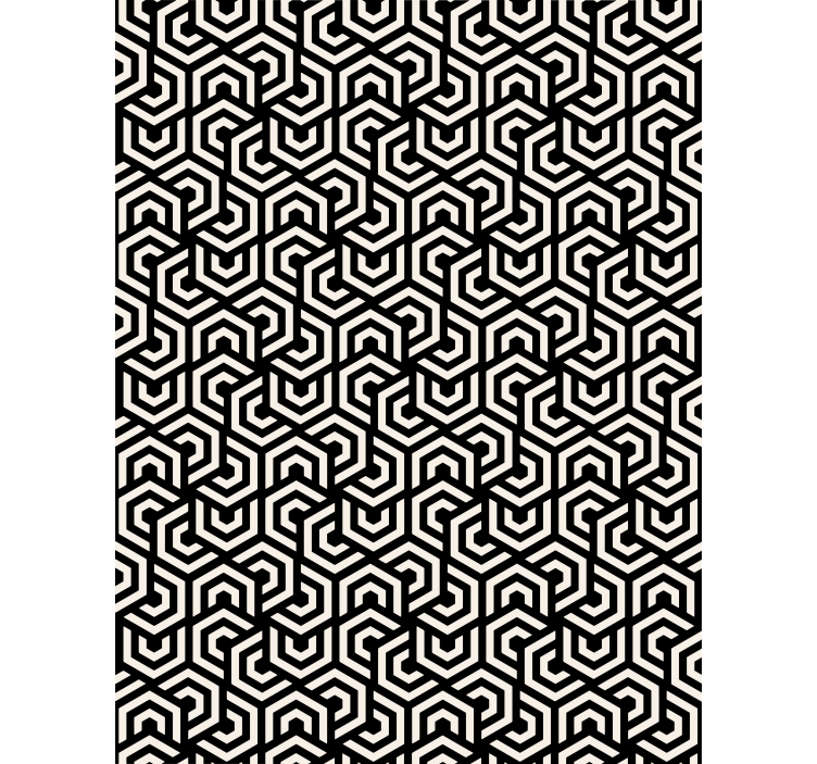 Office wallpaper hypnotic pattern - TenStickers