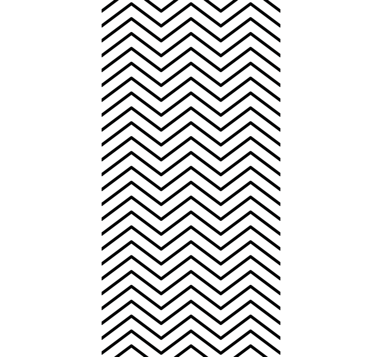 Modern wallpaper chevron pattern design - TenStickers