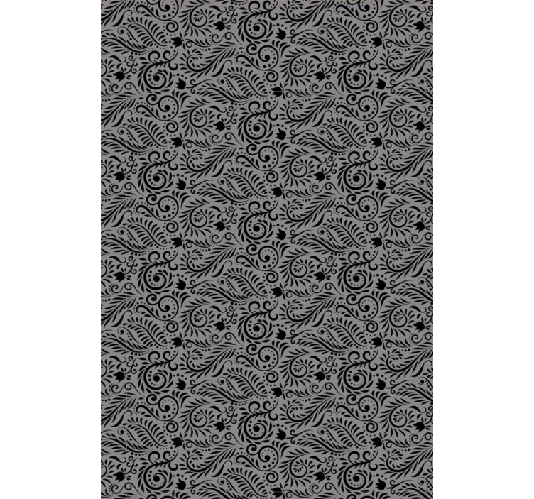 Modern wallpaper with decorative swirl patterns - TenStickers
