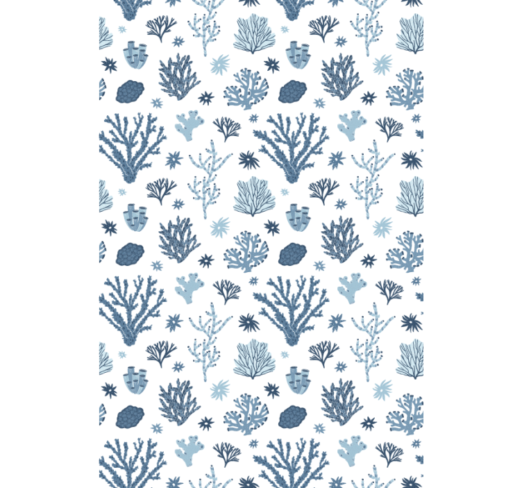 Modern wallpaper modern corals hampton style - TenStickers