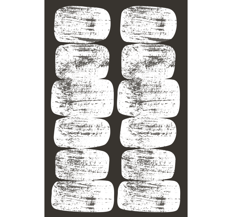 Modern wallpaper with mid-century geometric shapes - TenStickers