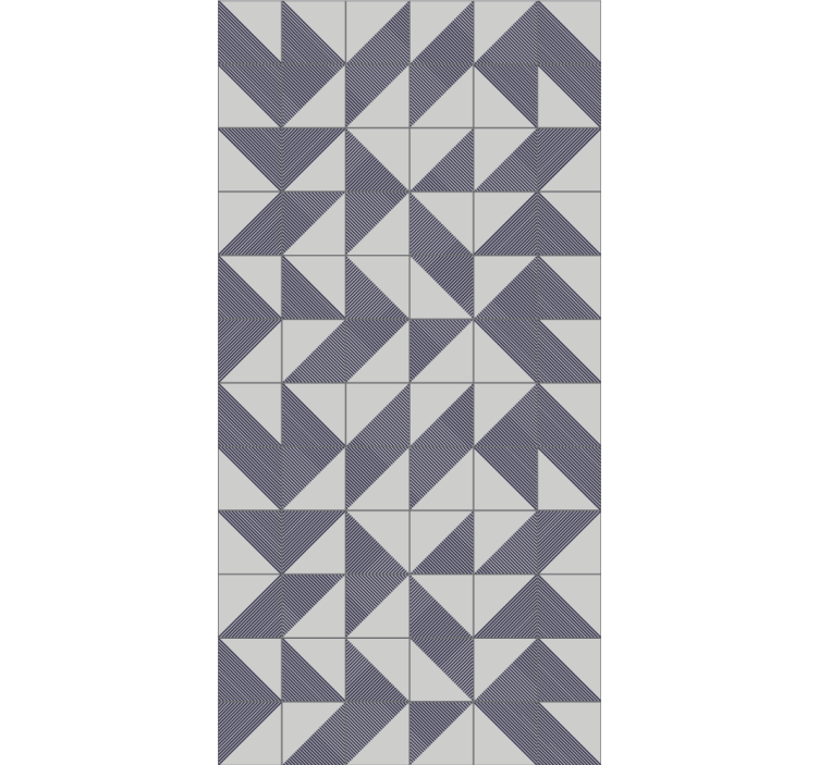 Modern wallpaper geometric patterned balance - TenStickers