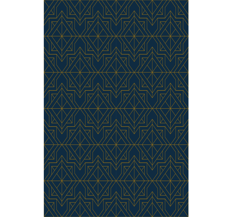 Modern wallpaper geometric design style - TenStickers