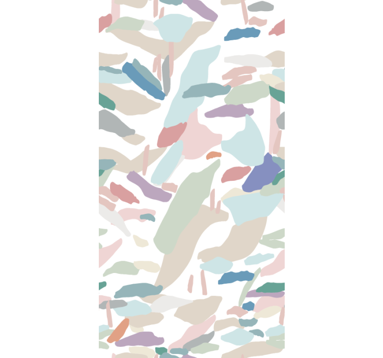Modern wallpaper with gentle soft color shapes - TenStickers