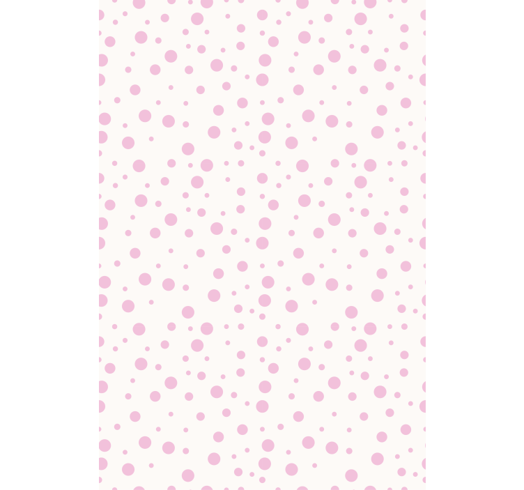 Teenagers wallpaper with pink dotted patterns - TenStickers