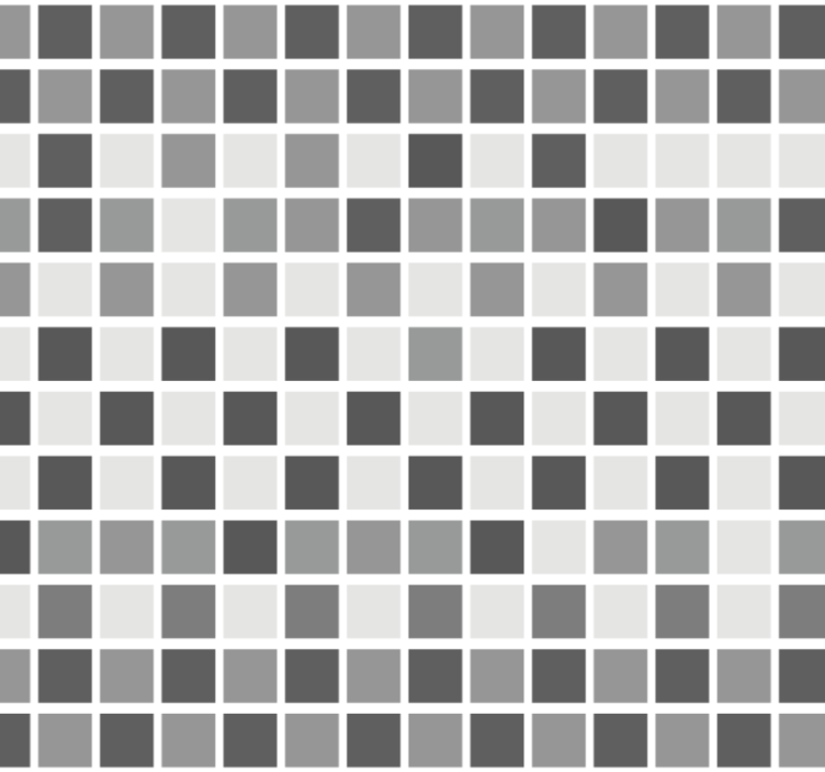 Bathroom wallpaper in grey tones - TenStickers