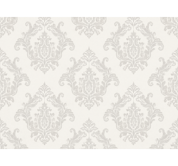 Master bedroom wallpaper in modern grey - TenStickers